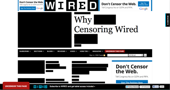 WIRED SOPA Protest